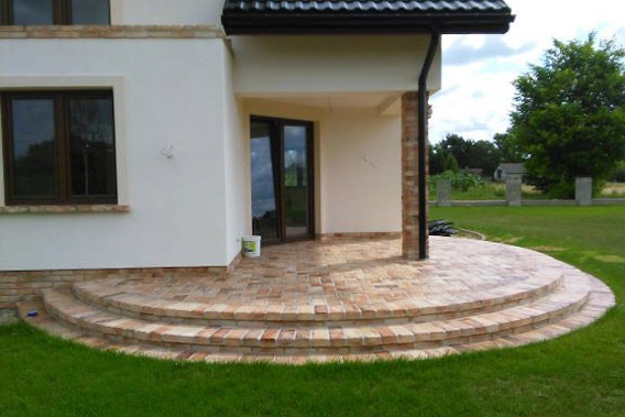 польская клінкерная плітка фасадная дэкаратыўны камень старая цэгла Польшча